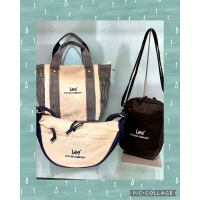 Lee新作バッグ入荷‼️