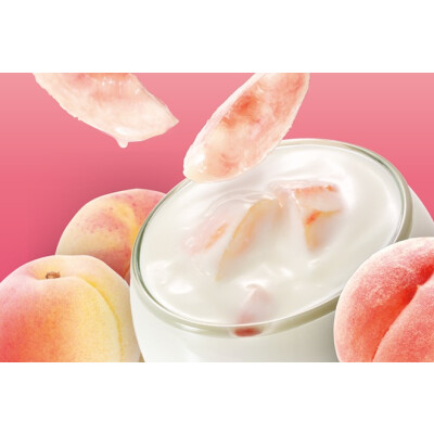 【季節限定】みずみずしくやさしい甘さが魅力の「桃」を使ったヨーグルトが登場です。