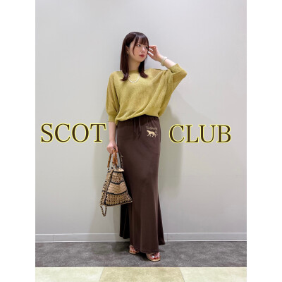 ラメメッシュニットを使った大人可愛いスタイリング🤎✨