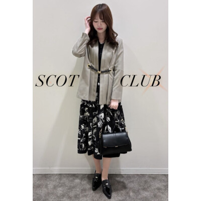 ニットワンピ×デザインジャケットの春先取りコーデ🧥✨