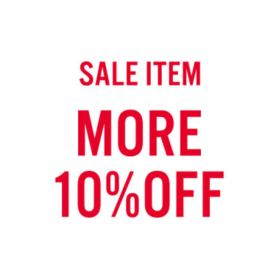 SALE ITEM MORE 10％OFF  🛍️✨
