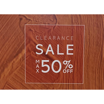 CLEARANCE SALE